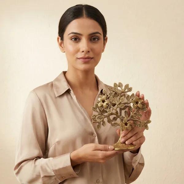 Decorative_Golden_Tree_Of_Life_Brass_Showpiece_With_Floral_Accents