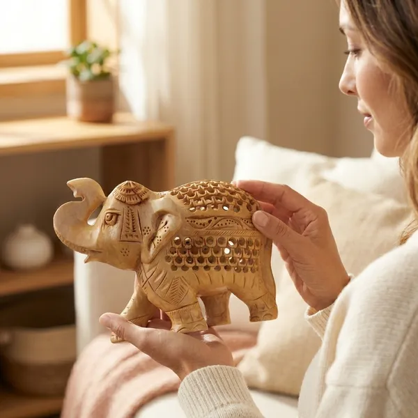 Handcrafted_Wooden_Elephant_Figurine_5"