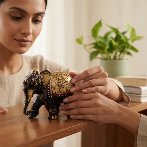 Decorative_Black_Elephant_Figurine_With_Handpainted_Gold_And_Floral_Details_4"