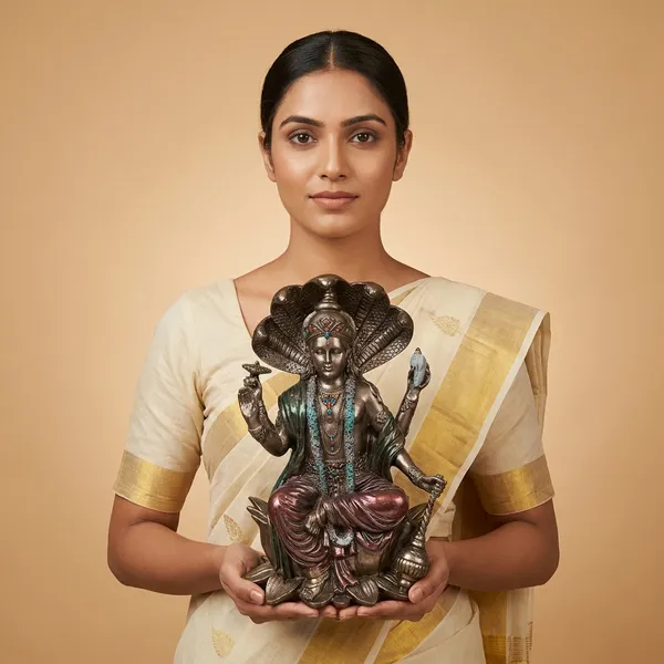 Decorative_Vishnu_Idol_Statue_-_Black_And_Metallic_Finish