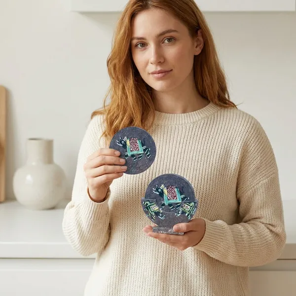Handcrafted_Stone_Decorative_Coasters_With_Ethnic_Artwork