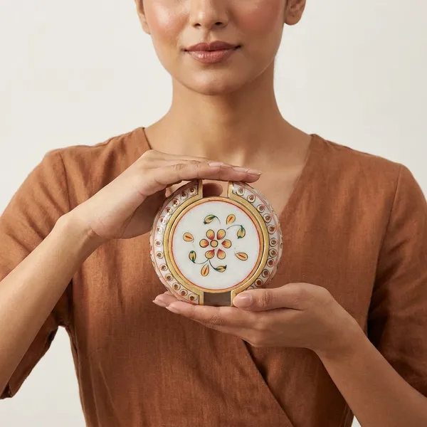 Marble_Decorative_Coasters_With_Inlay_Work_&_Hand-Painted_Floral_Design_(Big)