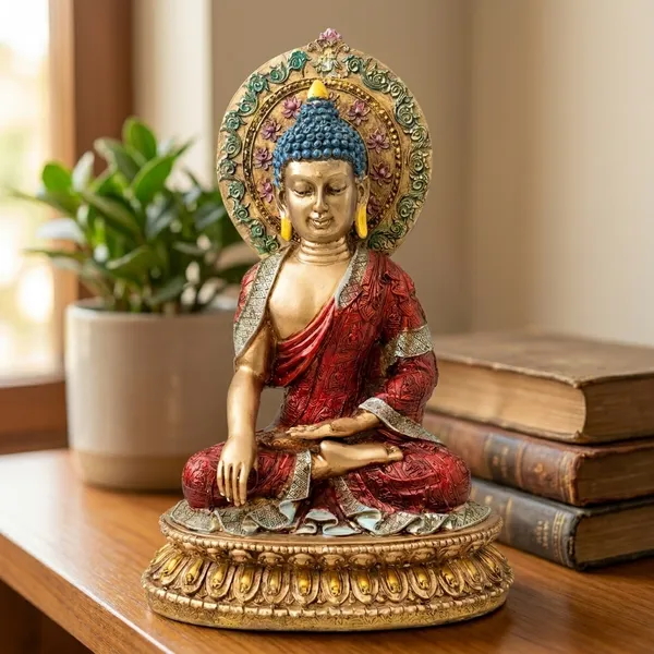 Decorative_Buddha_Statue_Set_-_Gold_Finish
