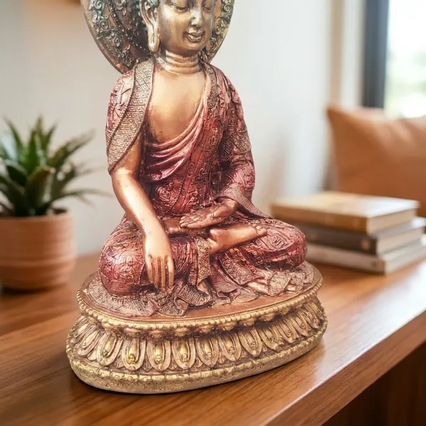 Decorative_Buddha_Statue_Set_-_Bronze_Finish