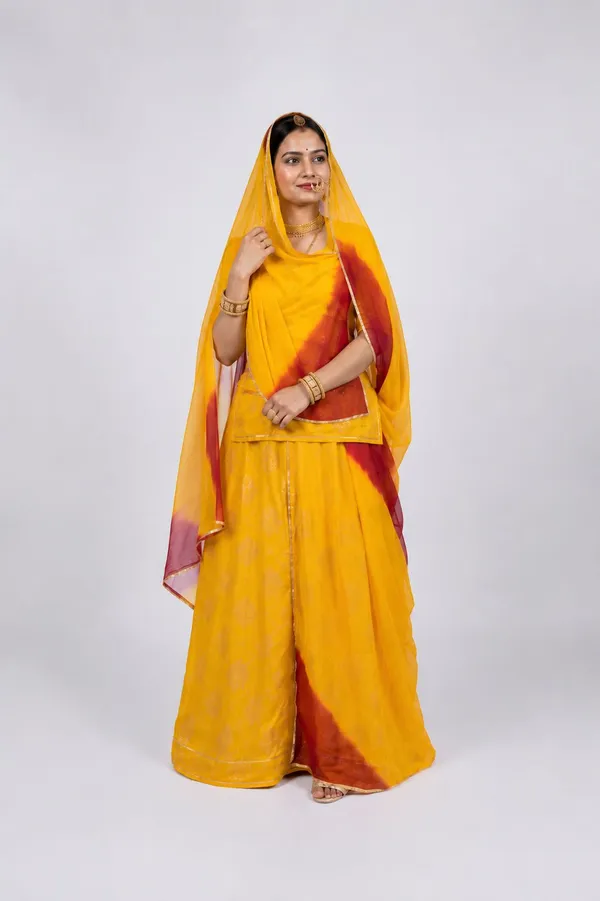 Yellow_&_Red_Chanderi_Cotton_Rajputi_Poshak_4_Metre_Fabric_2.5_Meter_Odhani_For_Women