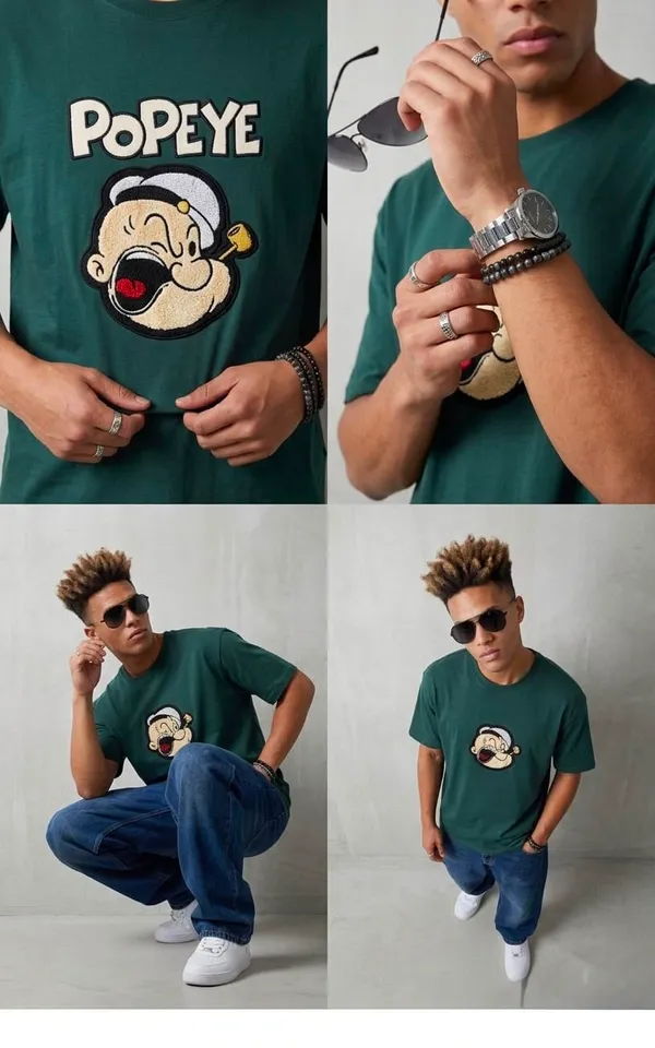 Green_Cotton_Oversized_Popeye_Graphic_T-Shirt_for_Men