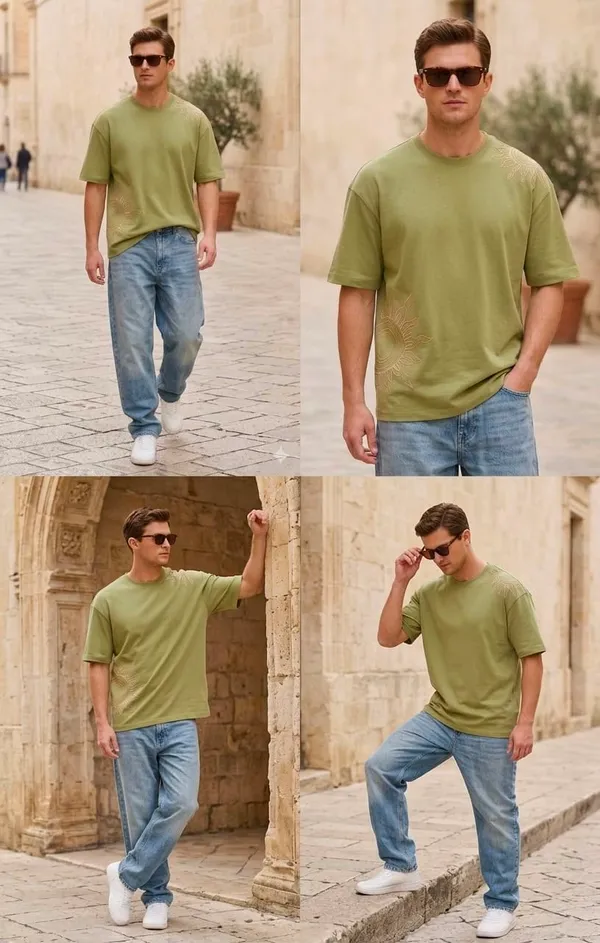 Olive_Green_Embroidered_Oversized_T-Shirt_for_Men