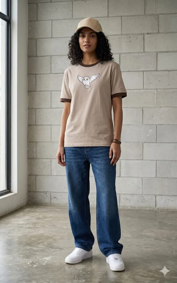 Beige_Cotton_Owl_Graphic_Ringer_T-Shirt_for_Women