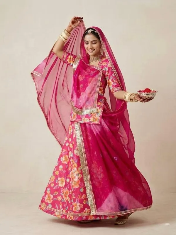 Pink_Cotton_Rajputi_Poshak_4_Metre_Fabric_2.5_Meter_Odhani_For_Women
