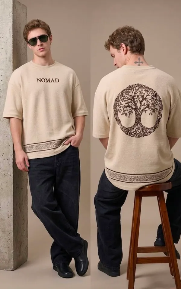 Beige_Tree_of_Life_Embroidered_Oversized_T-Shirt_for_Men