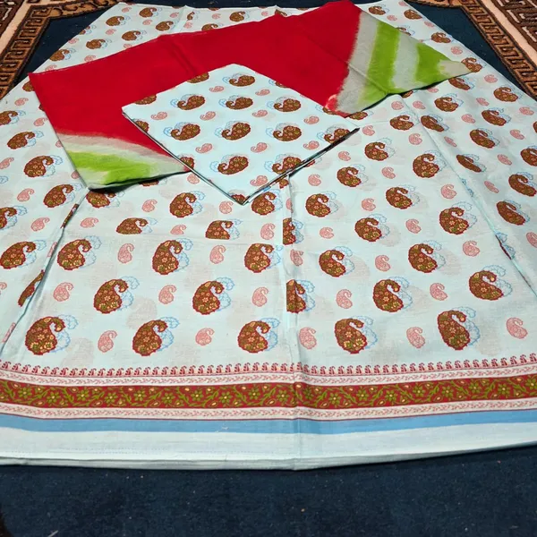 Multicolor_Cotton_Rajputi_Poshak_4_Metre_Fabric_2.5_Meter_Odhani_For_Women