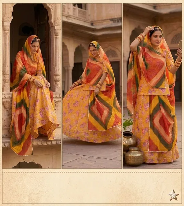 Multicolor_Cotton_Rajputi_Poshak_4_Metre_Fabric_2.5_Meter_Odhani_For_Women