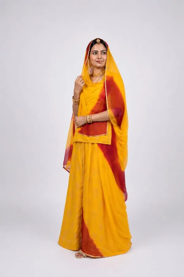Yellow_&_Red_Chanderi_Cotton_Rajputi_Poshak_4_Metre_Fabric_2.5_Meter_Odhani_For_Women