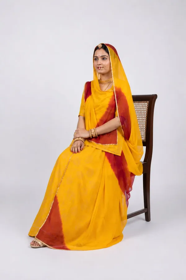 Yellow_&_Red_Chanderi_Cotton_Rajputi_Poshak_4_Metre_Fabric_2.5_Meter_Odhani_For_Women