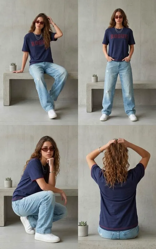 Navy_Blue_Cotton_Rogue_Graphic_Print_Oversized_T-Shirt_for_Women