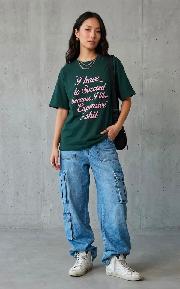 Green_Cotton_Graphic_Print_Oversized_T-Shirt_for_Women