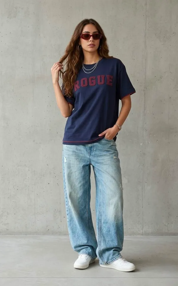 Navy_Blue_Rogue_Printed_Relaxed_Fit_T-Shirt_for_Women