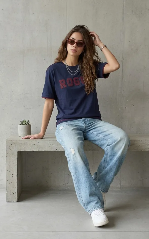 Navy_Blue_Rogue_Printed_Relaxed_Fit_T-Shirt_for_Women