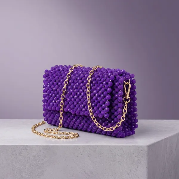 Purple_Velvet_Beaded_Clutch_For_Women
