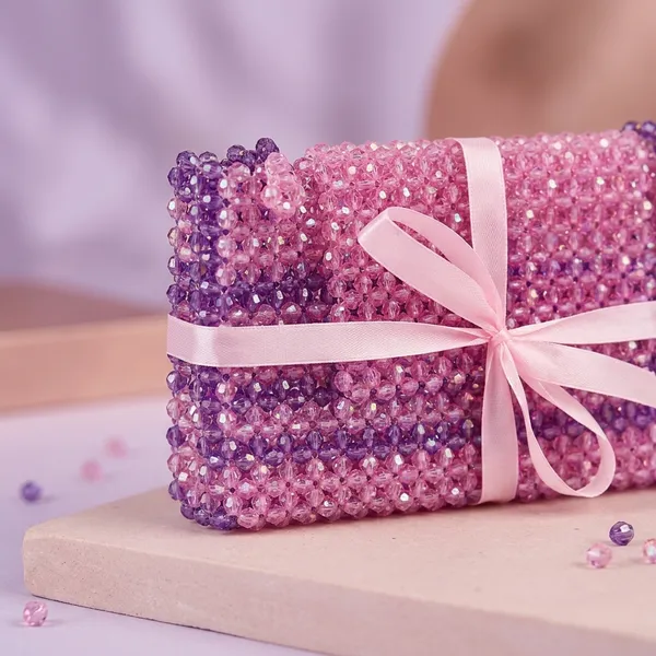 Pink_And_Purple_Sequin_Beaded_Clutch_For_Women