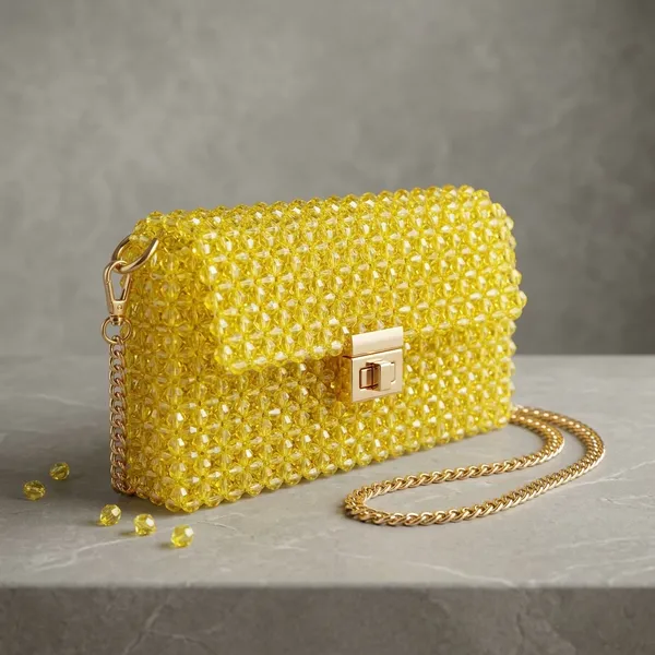 Yellow_Crystal_Glass_Beaded_Clutch_For_Women