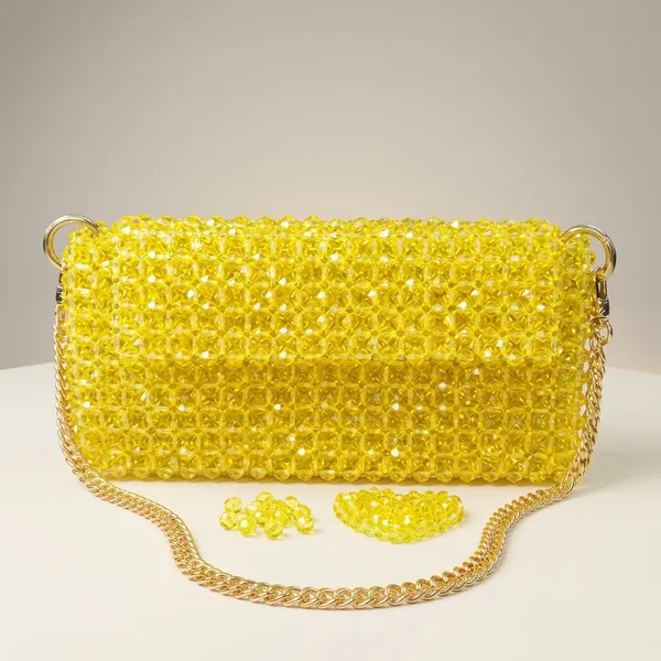 Yellow_Crystal_Glass_Beaded_Clutch_For_Women