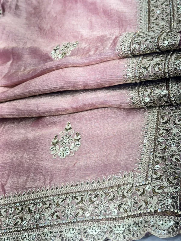 Pink_Silk_Saree_With_Embroidered_Border_And_Gold_Embellishments