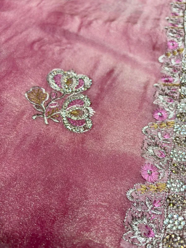 Pink_Organza_Saree_With_Silver_Cherry_Embroidery_And_Heavy_Border