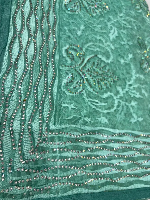 Embellished_Green_Lace_Saree_With_Sequin_And_Bead_Work