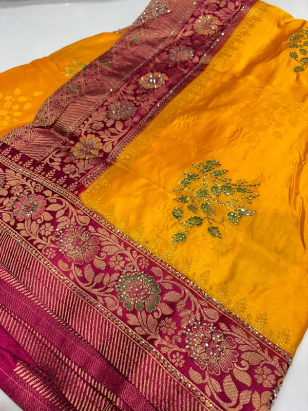 Banarasi_Silk_Saree_With_Zari_Work_-_mustard_With_YellowBorder