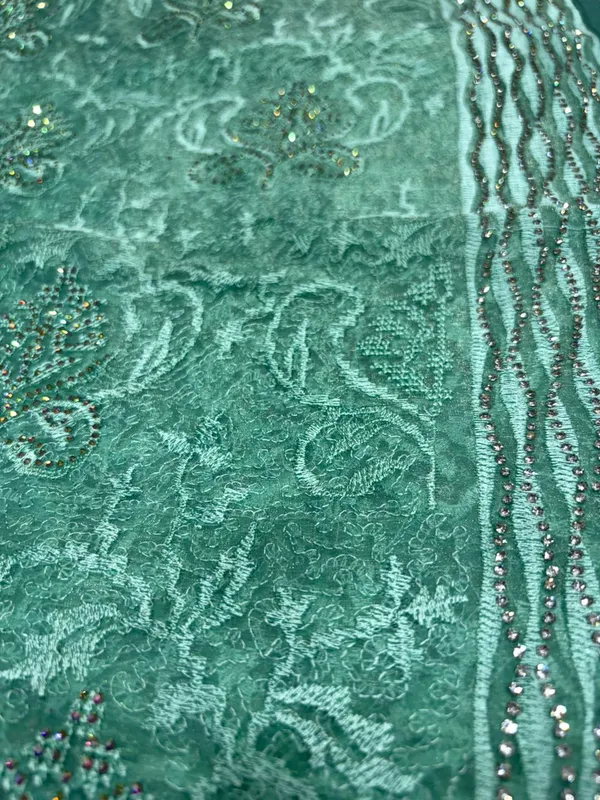 Embellished_Green_Lace_Saree_With_Sequin_And_Bead_Work