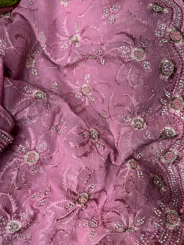 Embroidered_Rose_Pink_Saree_With_Sequin_And_Bead_Work