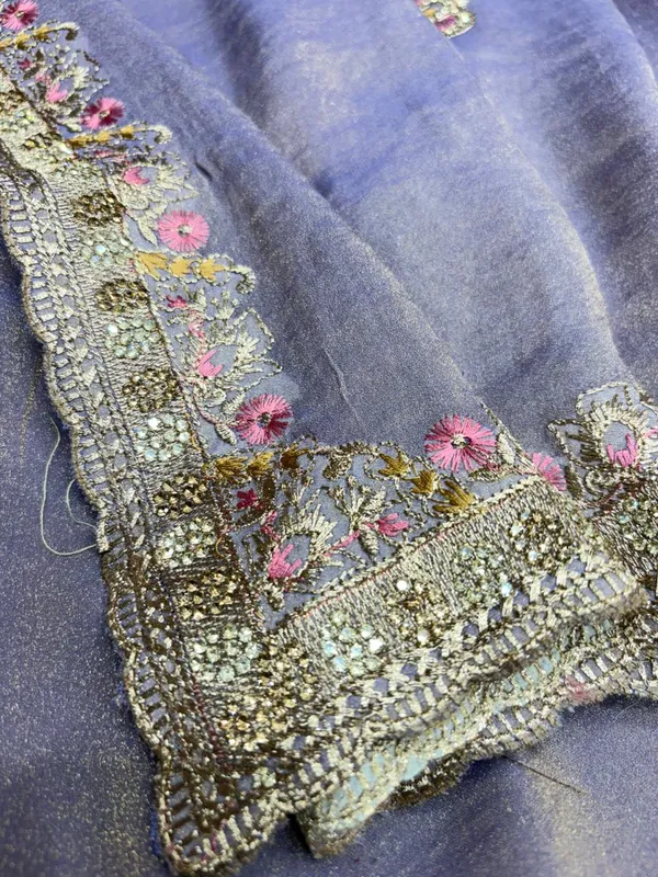 Purple_Embellished_Saree_With_Golden_Zari_Work