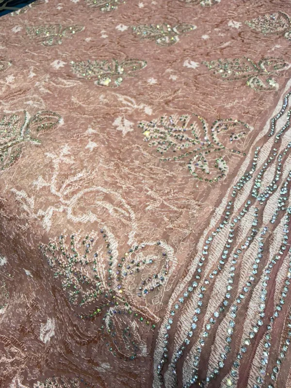 Embroidered_Sequin_Work_Saree_-_Pink_Floral_Design