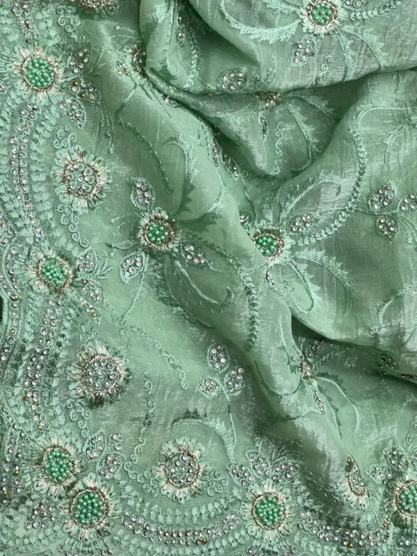Elegant_Green_Embellished_Saree_With_Sequin_And_Bead_Work