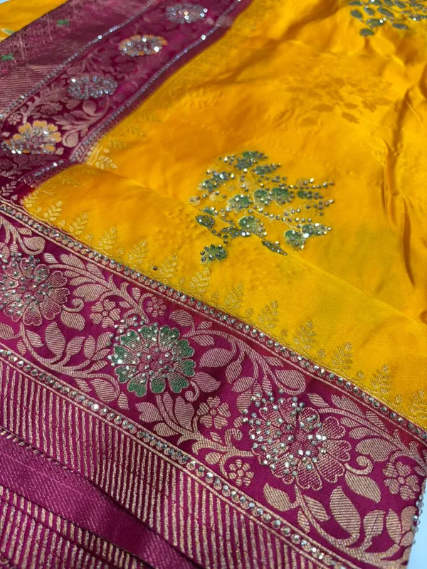 Banarasi_Silk_Saree_With_Zari_Work_-_mustard_With_YellowBorder