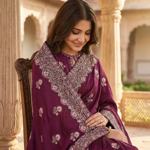 Elegant_Purple_Embroidered_Saree_With_Floral_Motifs