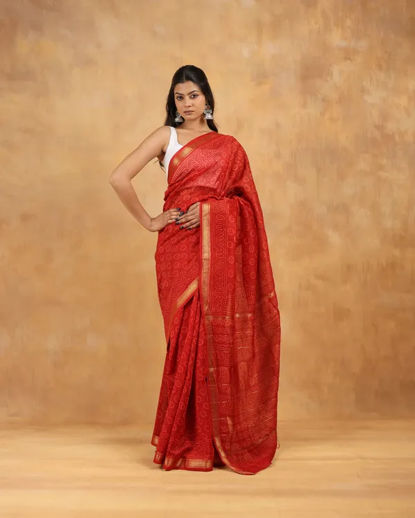 Maheswari_Silk_Hand_Block_Printed_Saree