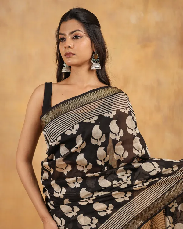 Maheswari_Silk_Hand_Block_Printed_Saree