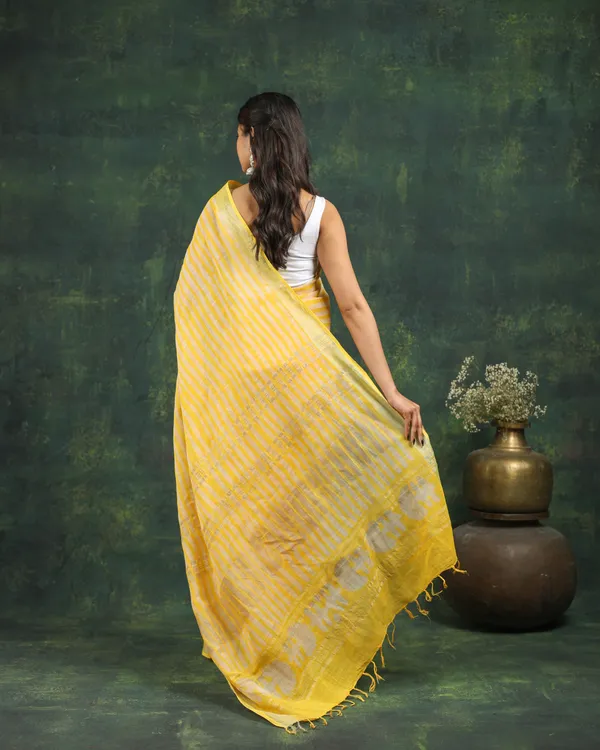 Linen_Hand_Block_Hand_Printed_Saree