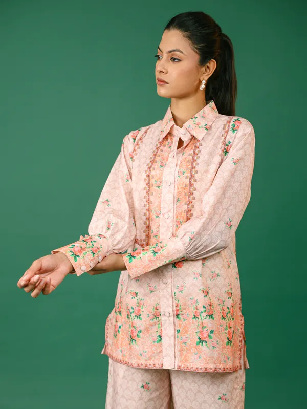 Pink_Floral_Embroidered_Shirt_-_Ethnic_Fusion_Wear