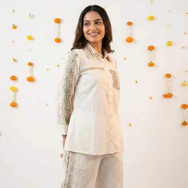 Off_White_Premium_Mal_Cotton_Lace_And_Textured_Panel_Co-Ord_Set_For_Women