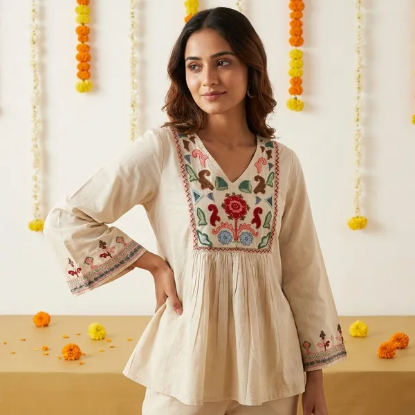 Beige_Premium_Mal_Cotton_Embroidered_Top_For_Women