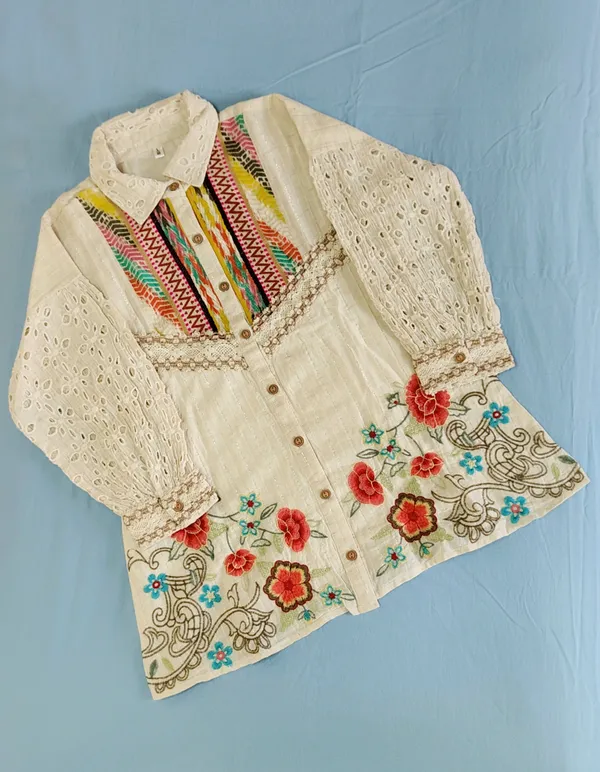 Off_White_Premium_Jute_Cotton_Embroidered_Co-Ord_Set_For_Women