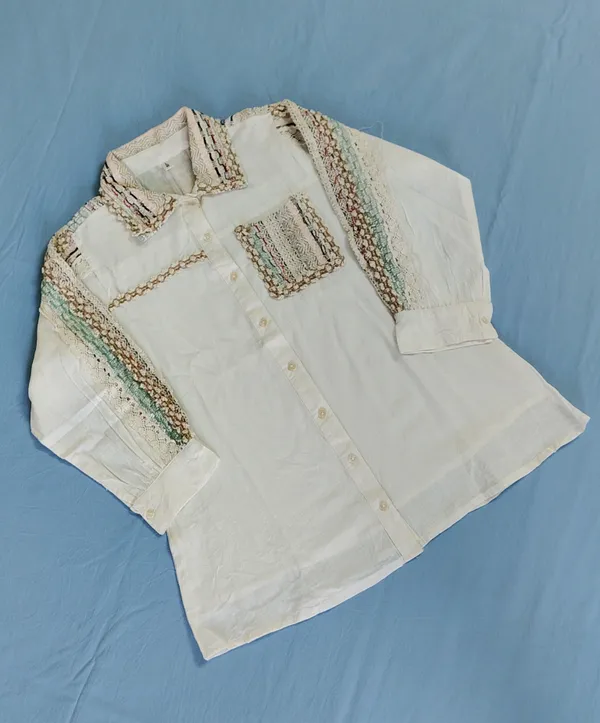 Off_White_Premium_Mal_Cotton_Lace_And_Textured_Panel_Co-Ord_Set_For_Women
