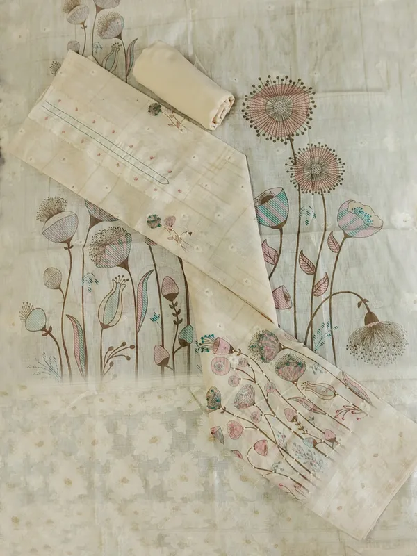 Off_White_Linen_Cotton_Pastel_Floral_Print_Unstitched_Suit_Set_For_Women