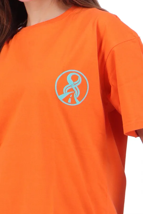 Orange_Over-Sized_T_Shirt_For_Women