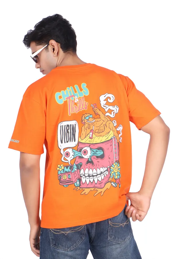 Orange_Over-Sized_T_Shirt_For_Men