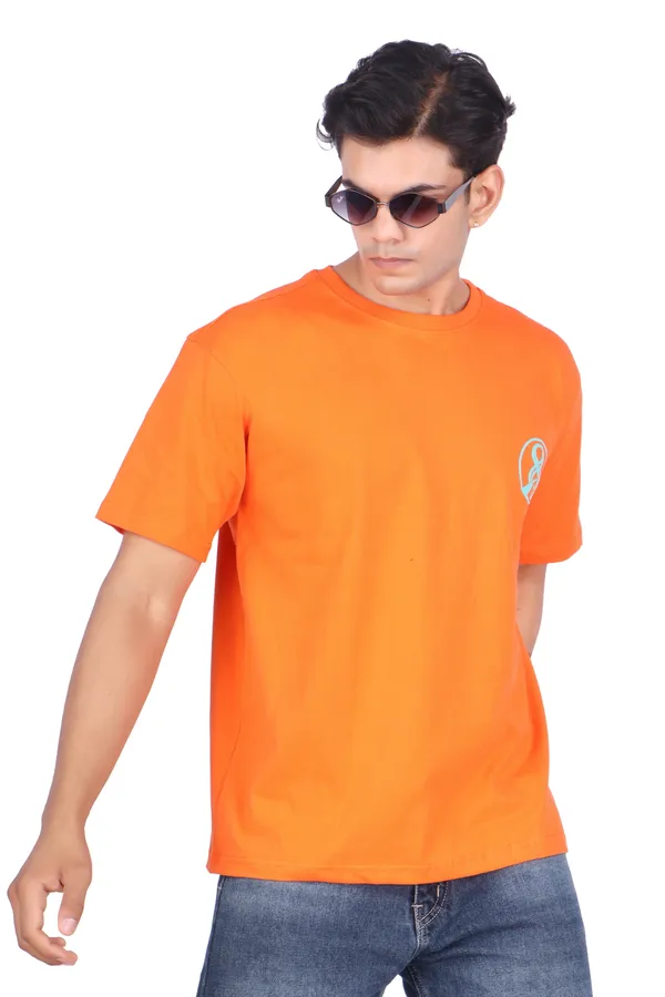 Orange_Over-Sized_T_Shirt_For_Men