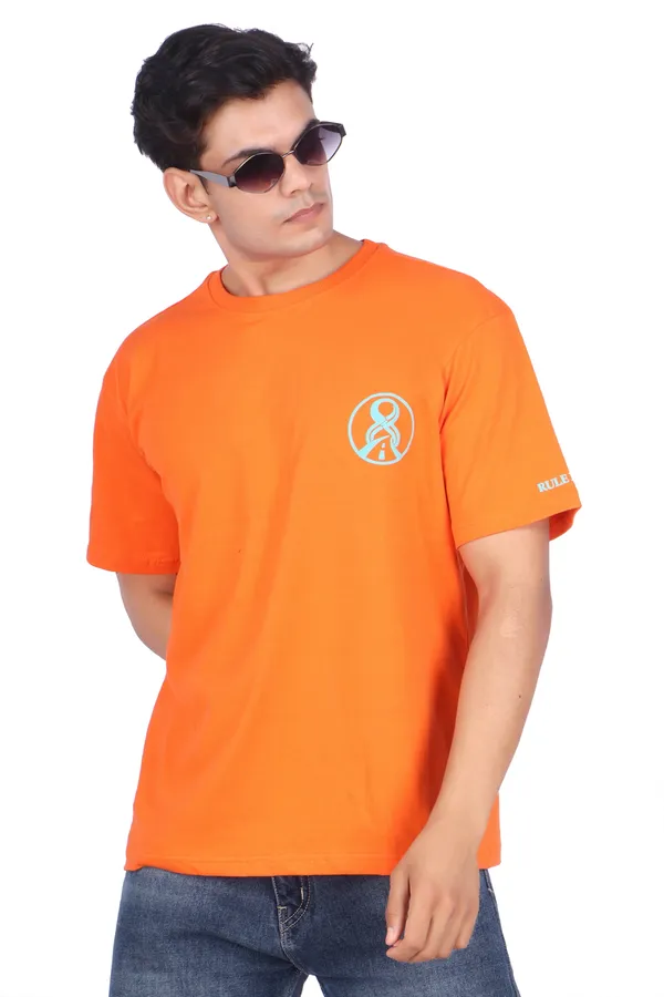 Orange_Over-Sized_T_Shirt_For_Men